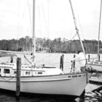 Bill’s new old boat is a 1976 McInnis-designed Bristol-built Eastward Ho 31.