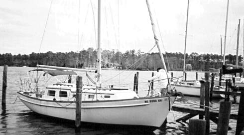 Bill’s new old boat is a 1976 McInnis-designed Bristol-built Eastward Ho 31.