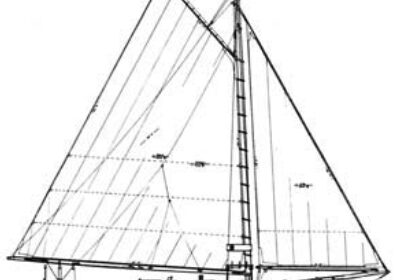 Sunshine, a 33-foot gaff sloop with a bowsprit