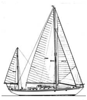 Julie, a 52-foot yawl