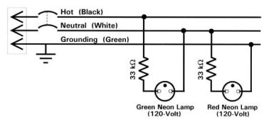 Automatic polarity tester circuit.