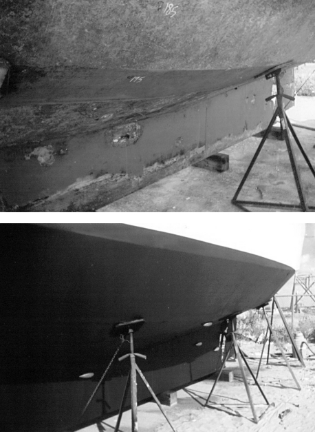 “What a rust bucket,” was Jim’s first reaction to Ironsides, as she was called when he bought her. But he warmed up to the idea of steel boat ownership and has transformed the rust bucket into a beautiful and solid cruising machine.