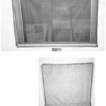 Pictures of a mesh hatch screen