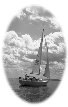 Picture of a boat sailing