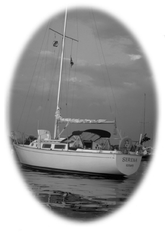 Picture of a boat at anchor