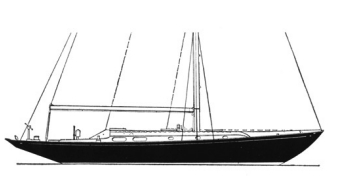 1962 Luders shows classic sheer and overhangs